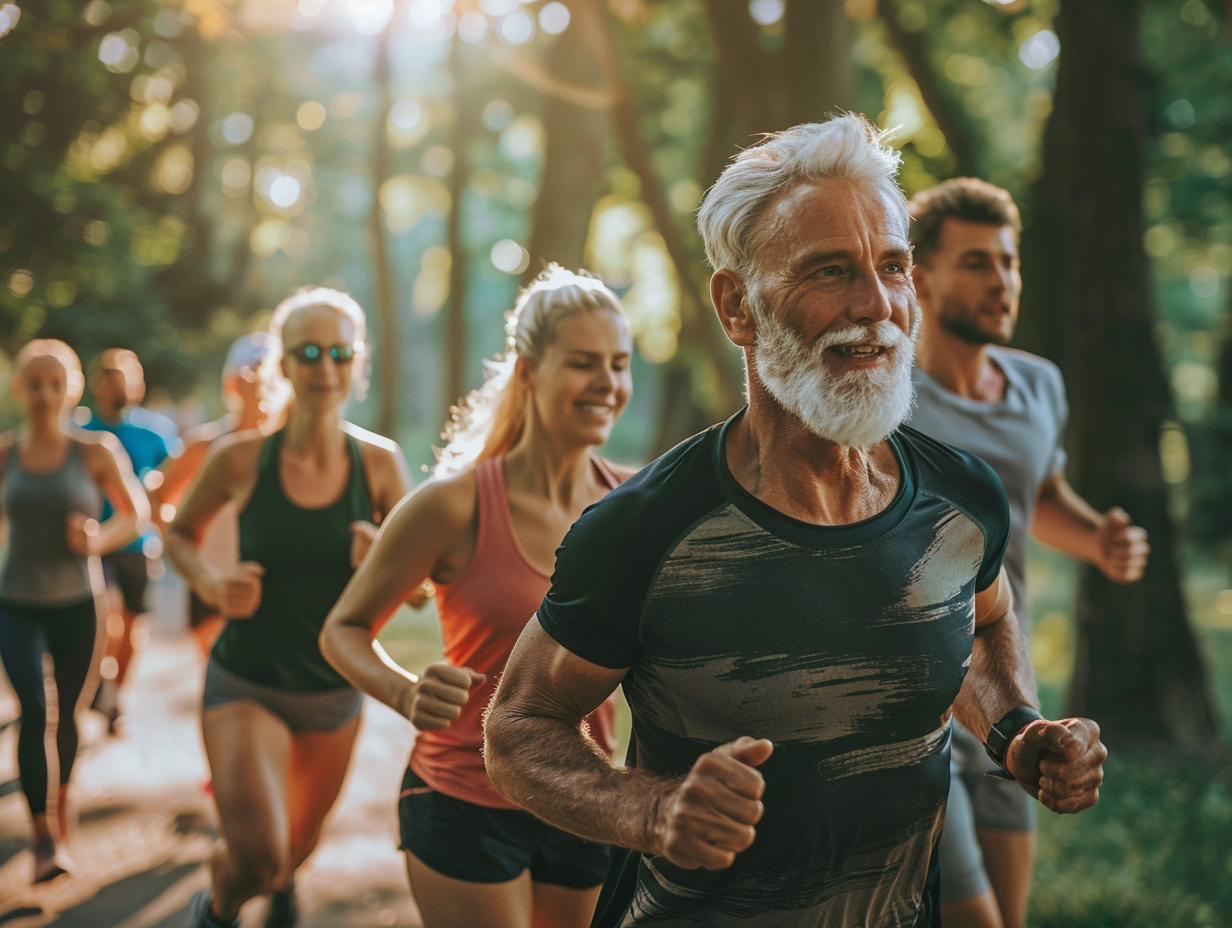 Тренер працює з групою різного віку